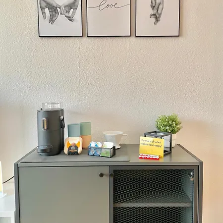 Apartment Design Lilly - Kaffeebar, Balkon, Zentral Leipzig