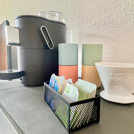 Apartment Design Lilly - Kaffeebar, Balkon, Zentral Leipzig